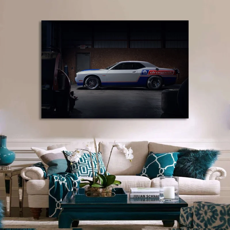 Современные картины на холсте Настенная картина для тюнинга Dodge Challenger мышечные