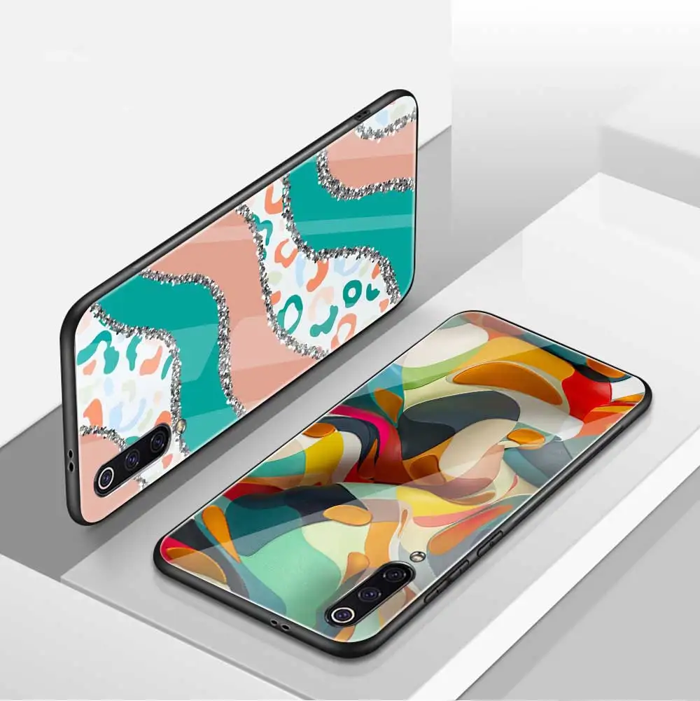 

Luxury Stripe Case For Xiaomi Redmi Note 10 8 9 7 T Pro K40 Mi Note 11 10 9 8 10T Pro SE Lite Poco X3 F3 M3 Tempered Glass Funda