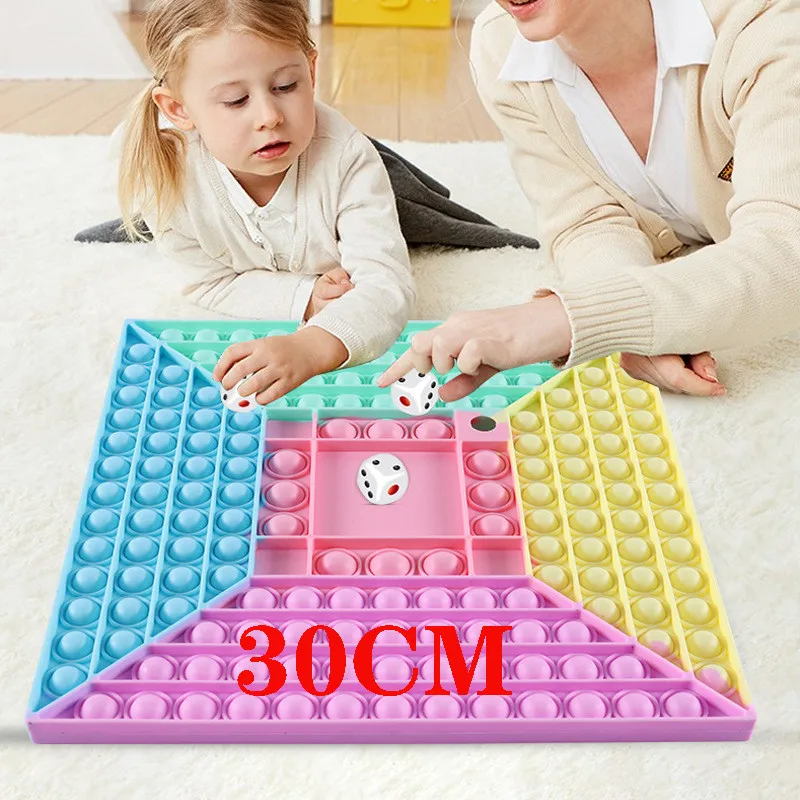 

Popit 30Cm Board Big Size Push Bubble Toys Autism Needs Squishy Stress Reliever Toys Adult Kid Funny Anti-Stress Party Fidget