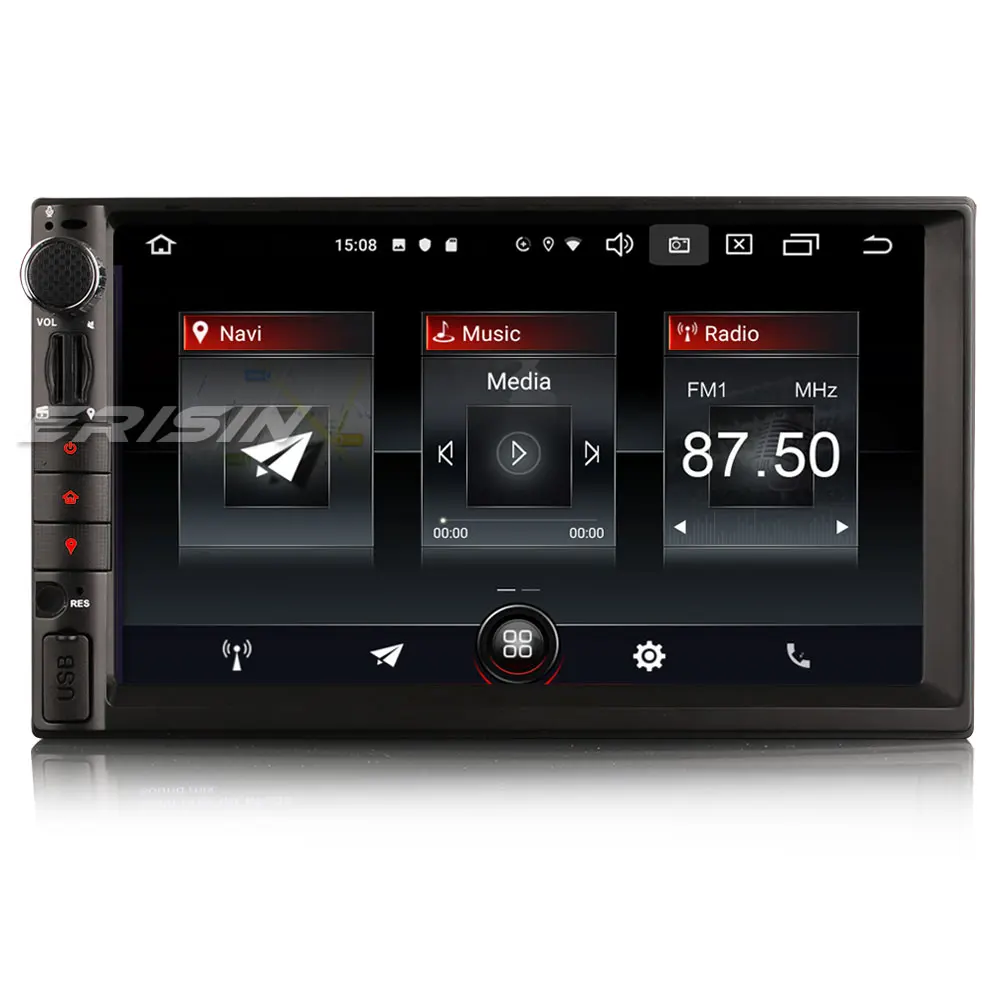 Erisin Car Stereo Multimedia Player 2 Din Universal Autoradio DAB+ Android 10.0 DSP CarPlay GPS Bluetooth | Автомобили и