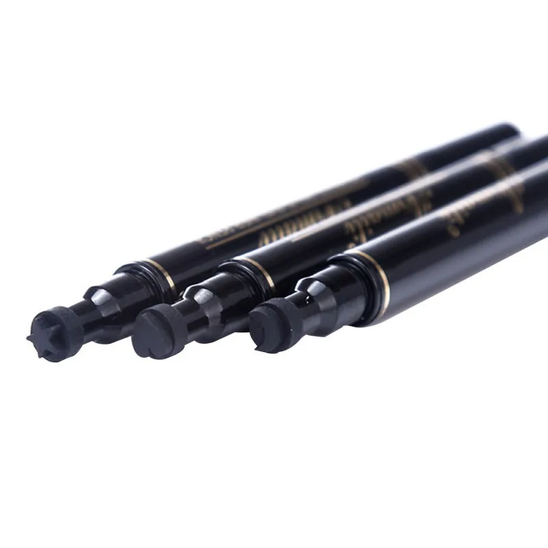 1 шт 8 г двойная головка маркер печать Ручка жидкая подводка для глаз стильный