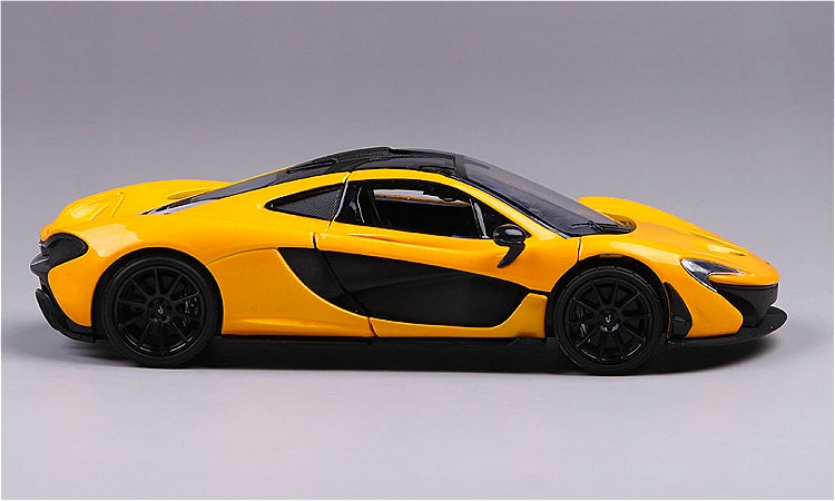 Игрушка модель автомобиля 1:24 бутик сплава моделирование mlaren p1 желтый оранжевый Коллекция украшения Рождество подарок на день рождения