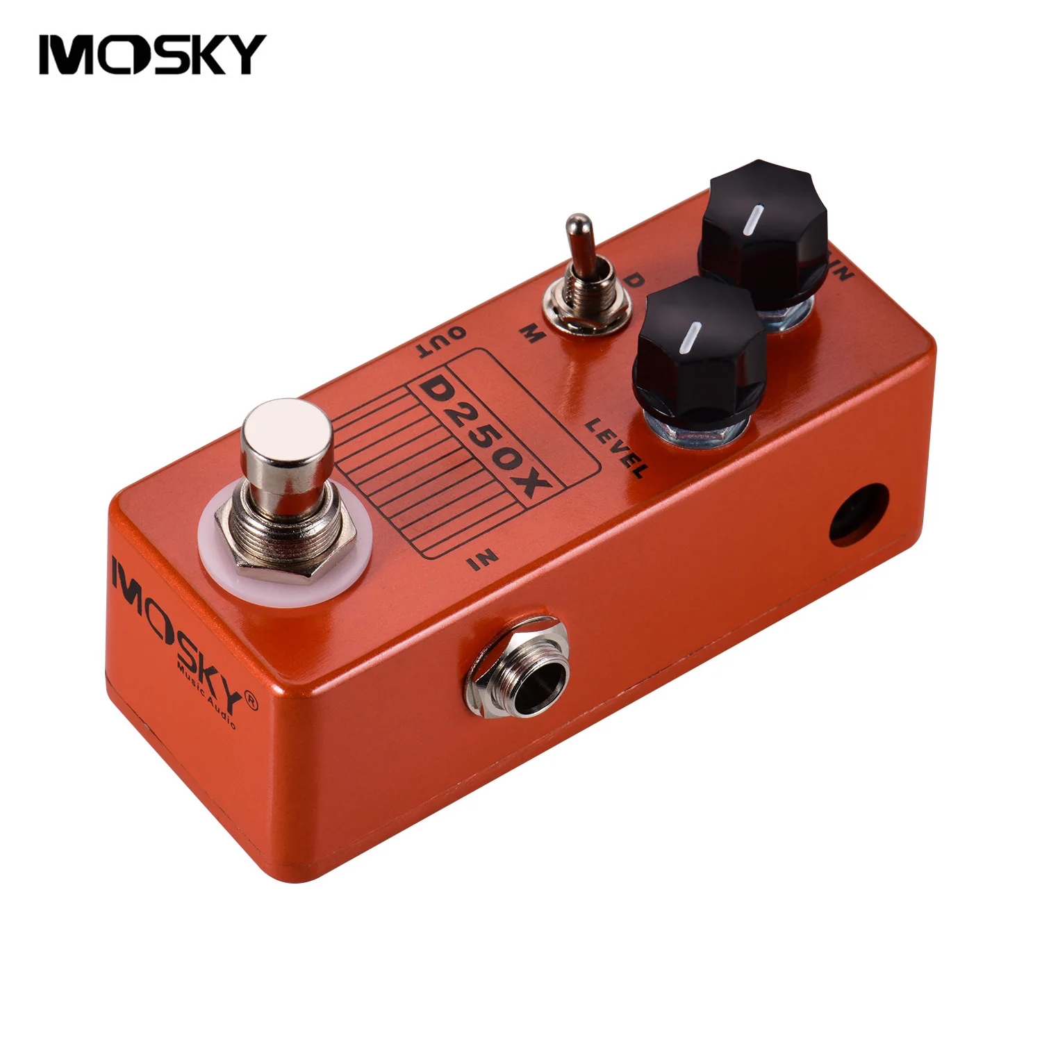 MOSKY D250X мини электрическая гитара Overdrive Preamp педаль эффектов 2 модели полностью