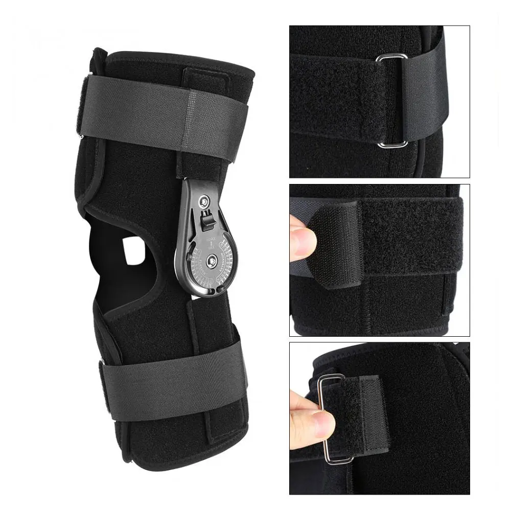 1 шт. поддержка колена регулируемый угол бандажа при травмах ног связывание и