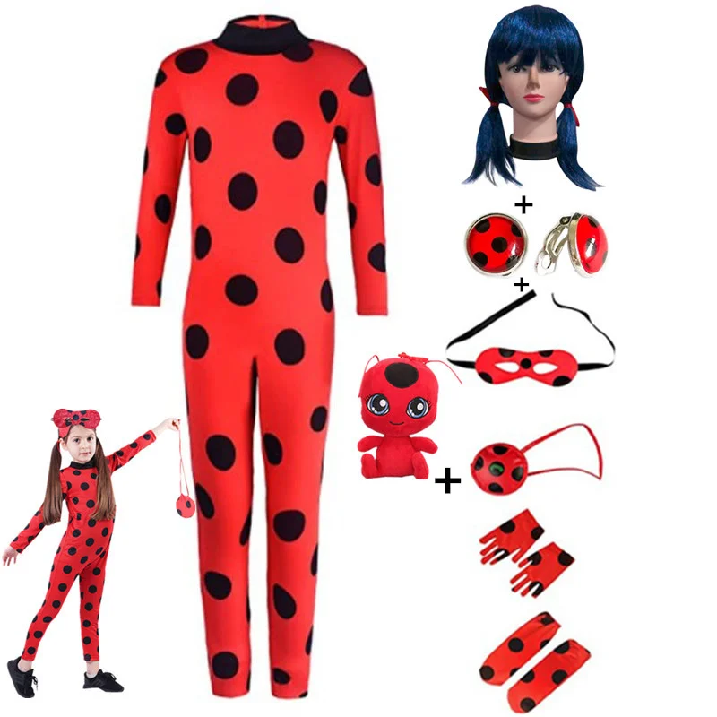 Рождественские Необычные костюмы для девочек пасхальный комбинезон маринетта