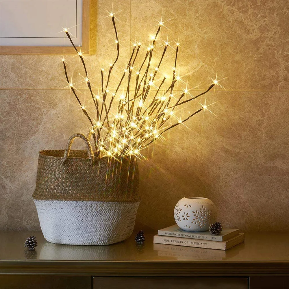 USB разъем светодиодный филиал светильник s вверх ветви коричневый запасами