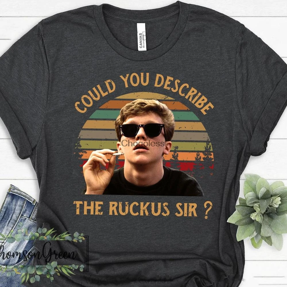 Не могли бы вы описать шутка рубашка сэра Винтажная Футболка Брайана Джонсона