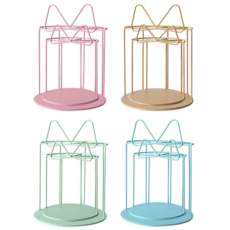 

Подставка для украшения свадебного торта, европейский лук подставка для тортов десертов, поднос из кованого железа, подставка стойка для хранения косметики для украшения свадебного торта, A03