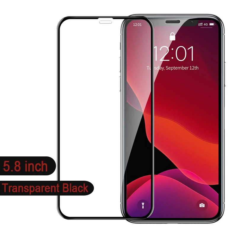 Baseus 0,23 мм Защитное стекло для iPhone 11 Pro Max Новое поступление полное покрытие закаленное стекло протектор экрана для iPhone 11 - Цвет: For iPhone Xi