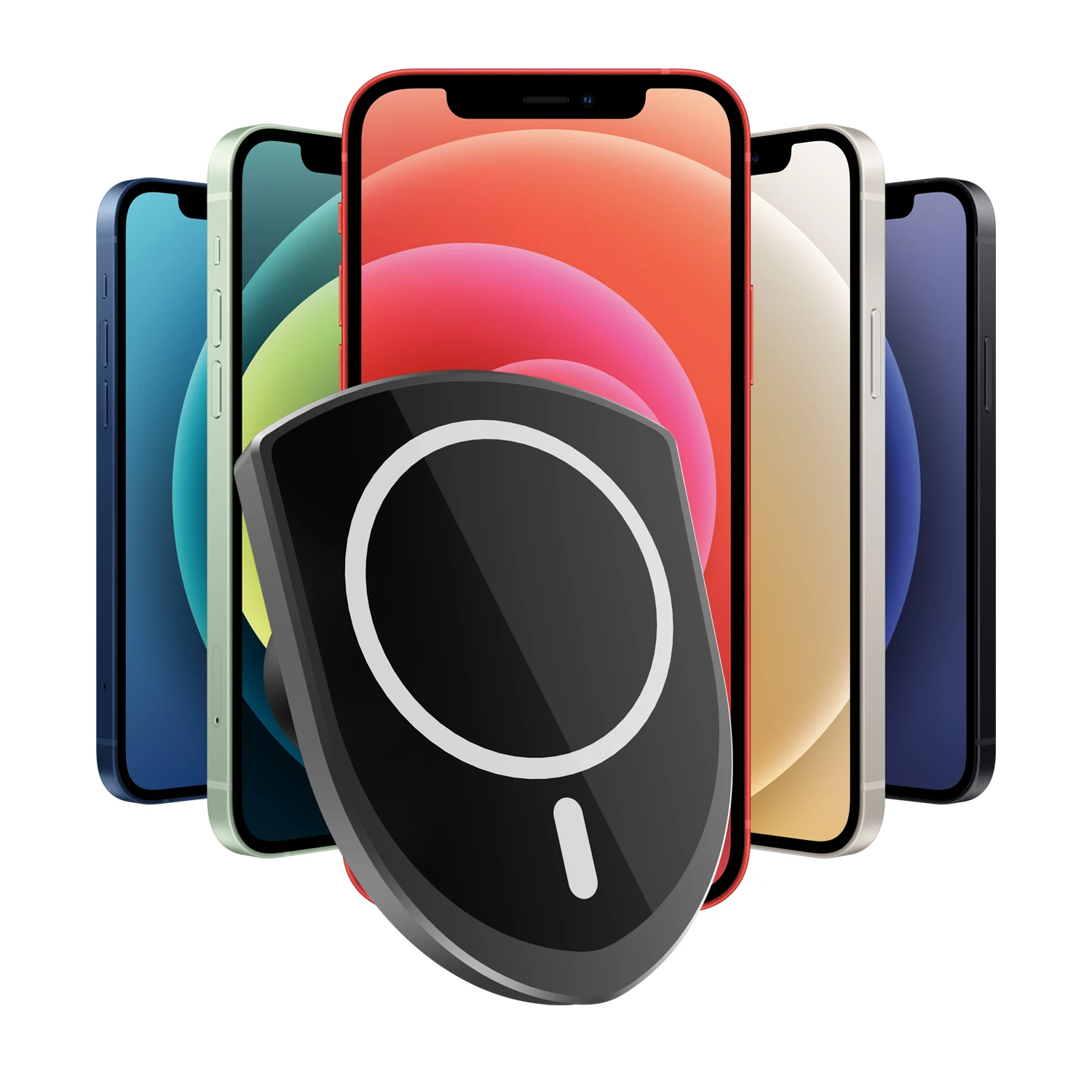 

Labobbob 15W Qi Wireless chargers For Car Fit iPhone 12.12Pro 11 X Xmas 8 Huawei Samsung Xiaomi Phone models Fast Charging Ldu01
