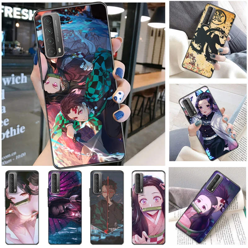 

Demon Slayer Kamado Nezuko Kamado Tanjirou Agatsuma Zenitsu Kimetsu No Yaiba Phone Case For Huawei P Smart Z 2019 2021 Funda