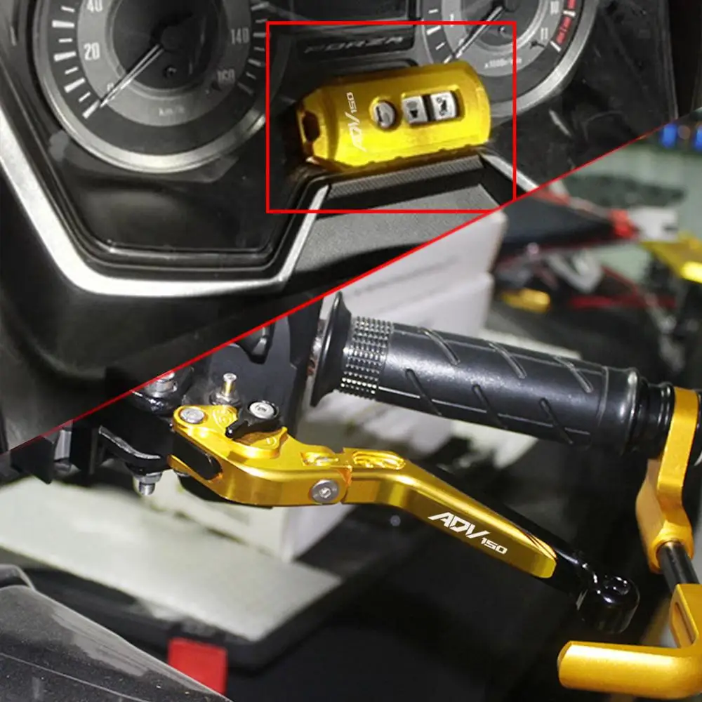 С логотипом adv 150 рычаг для парковки набор ключей Honda ADV150 ADV 2019 Мотоцикл с ЧПУ