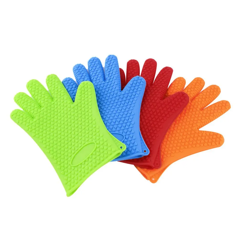 Кухня Микроволновая печь Изолированная термостойкая силиконовая перчатка