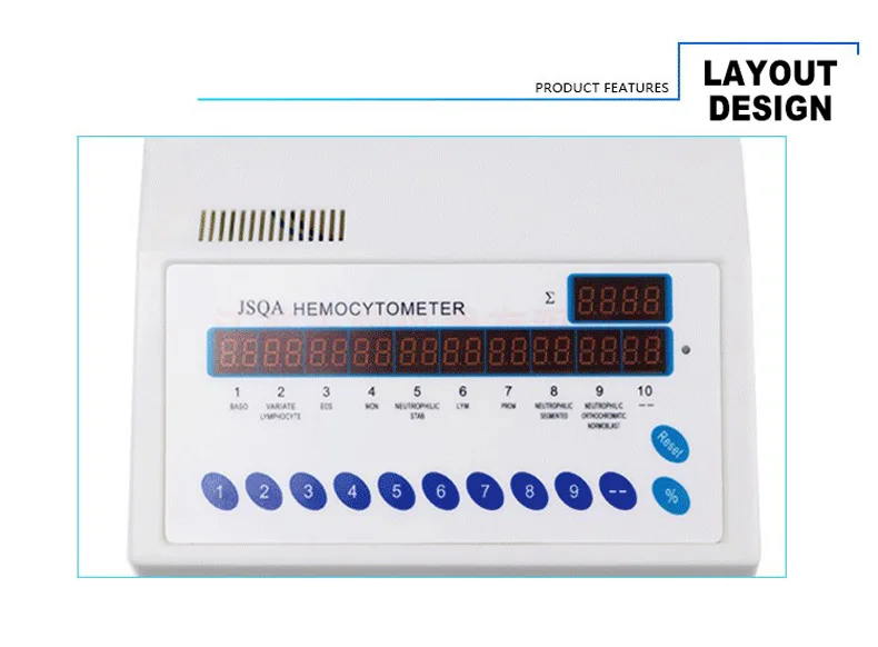 

Cell counting instrument White blood cell sorting counter Counting range 0-99 15-45℃ Count statistics display