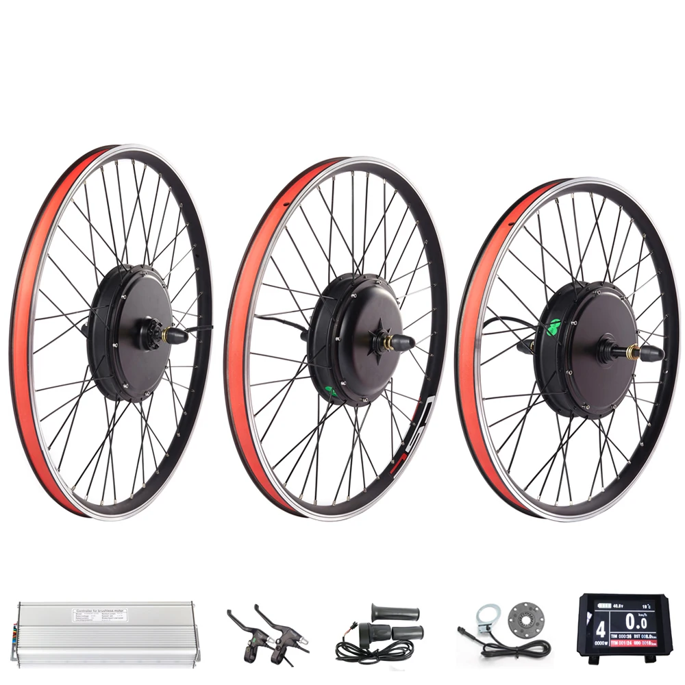 Фара для электровелосипеда в conversion Kit передние и задние колеса бесщеточный