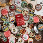 Стикеры для скрапбукинга, для девочек, в стиле ретро, 45, штук в штучной упаковке