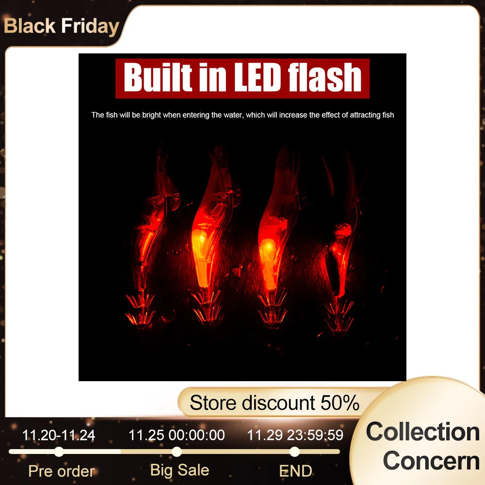 Водонепроницаемые приманки для рыбной ловли светодиодная электронная