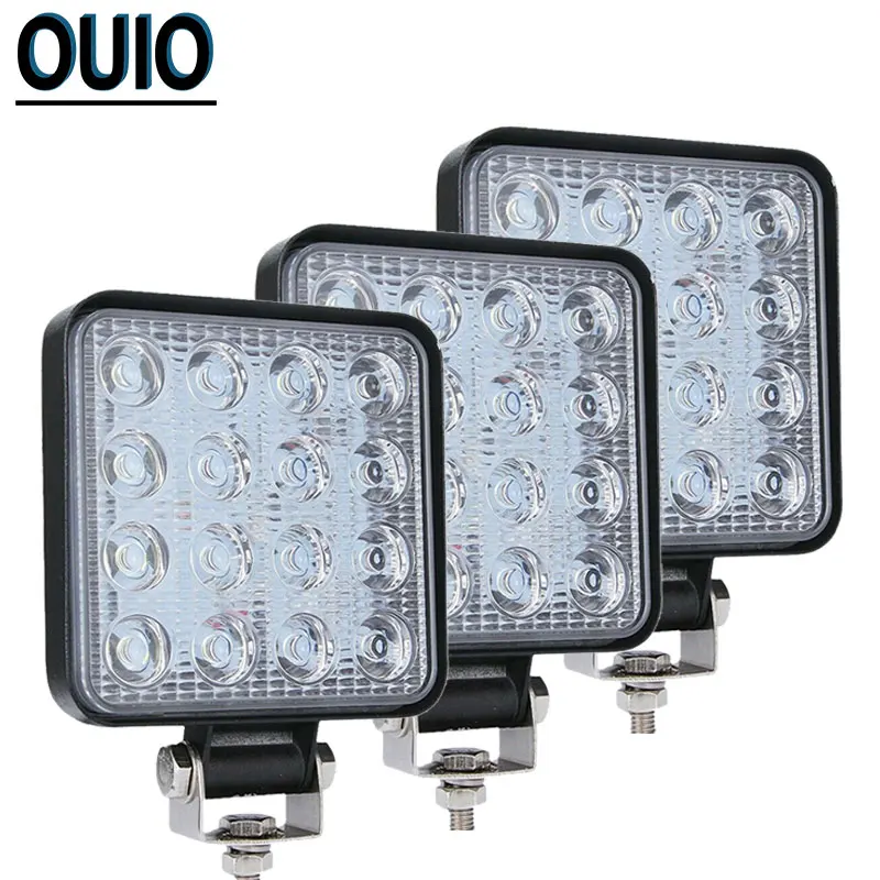 Машинка для стрижки 48 Вт Автомобильный светодиодный бар светодиодные лампы 12V 24V