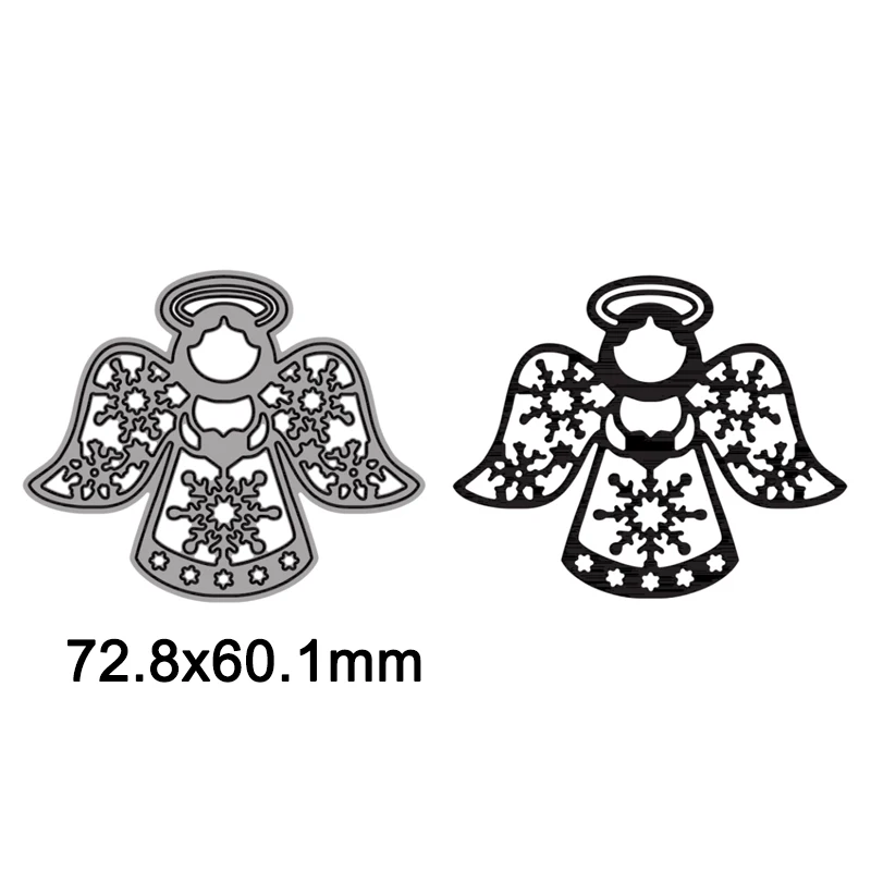 Металлическая высечка форма Ангел для скрапбукинга изготовление бумажных