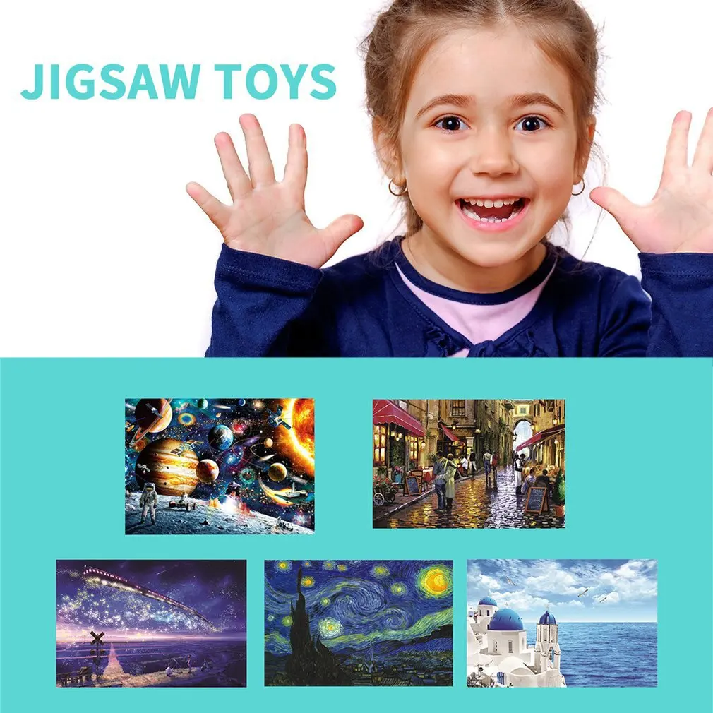 

1000 piece puzzle Jigsaw Puzzles Set for Adult and children Jigsaw Puzzles Toys Leisure Puzzles Diy Art Home Wall Decor