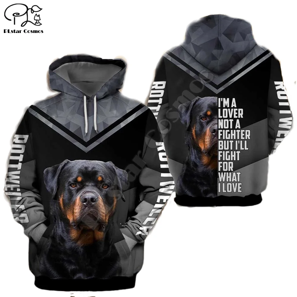 

Rottweiler Dog 3d print hoodies zipper autumn long sleeve Sweatshirts women for men pullover tracksuit hoodies outwear