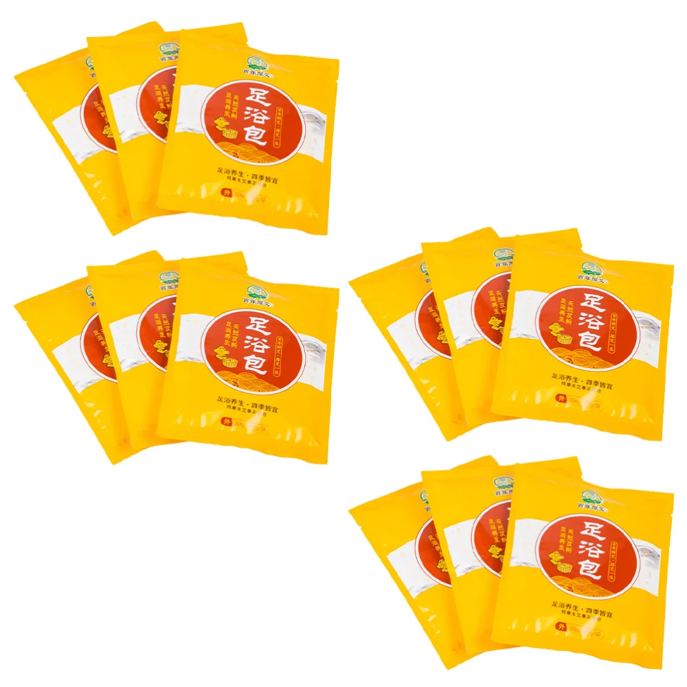 

12 Bags Natural Wormwood Herbal Foot Bath Foot Soak Bag Health Care Supplies