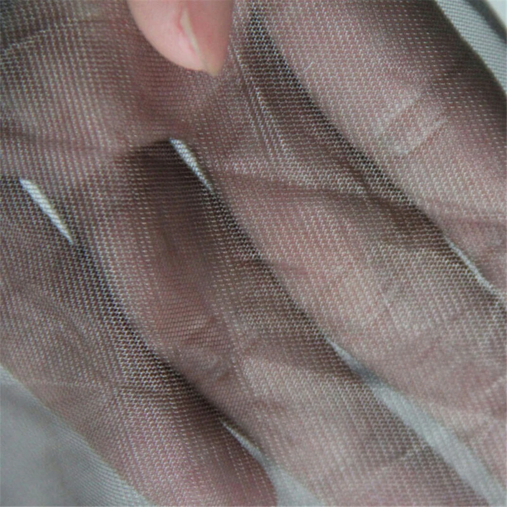

100% Silver Fiber Fabric Mesh Blocking Signal/EMF/RF/Frequency/Microwave For Wallet Garments, Drapes, Bedding, Curtains,Tents