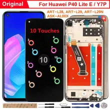 Original Display For Huawei P40 Lite E Y7P LCD 10 Touches Screen Replacement For Huawei P40 Lite E ART-L28 L29 L29N 6.39inch LCD
