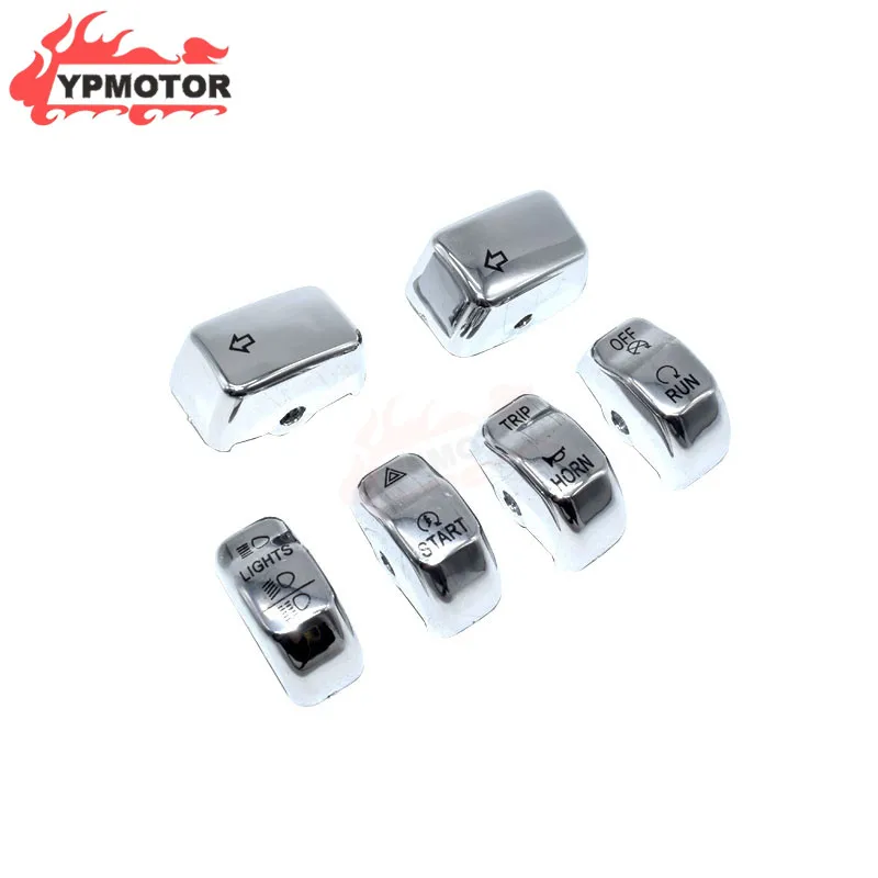 Крышки для кнопок переключения на руль мотоцикла Harley 14 и позже XL Sportster Iron 883 Cross Bones