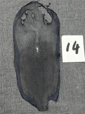 4 1 шт., черная настоящая кожа ската, кожа, черная кожа, толщина около 1,1 мм - Цвет: 4