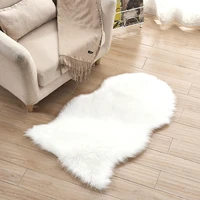 fur rug area rugs faux sheepskin carpet white floor fluffy rug christmas mat for bedroom living room shaggy pad