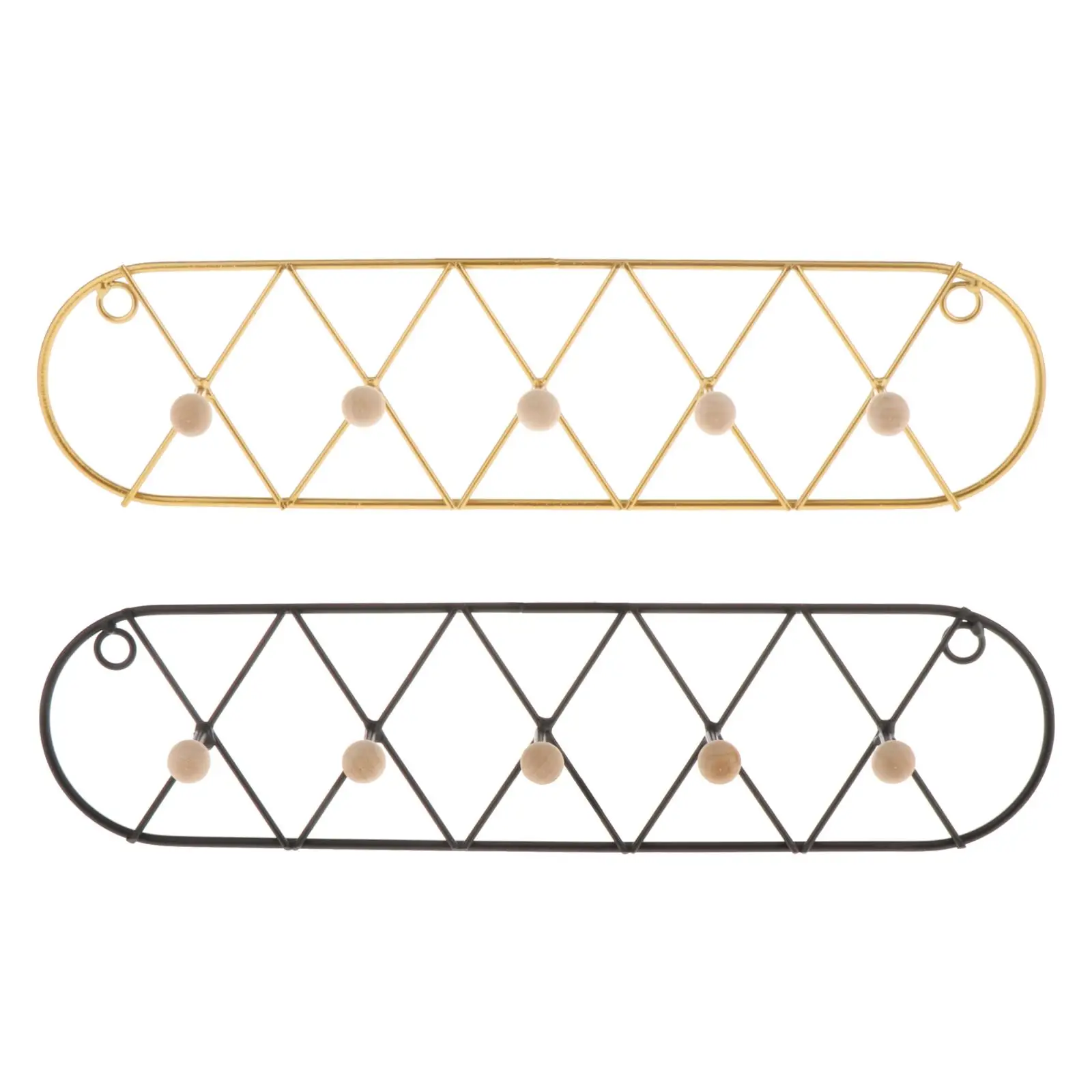 

Настенные крючки для пальто, железная подвесная штанга, 5 рядов крючков, кухонный стеллаж для хранения, для домашнего хранения, крючки для ук...