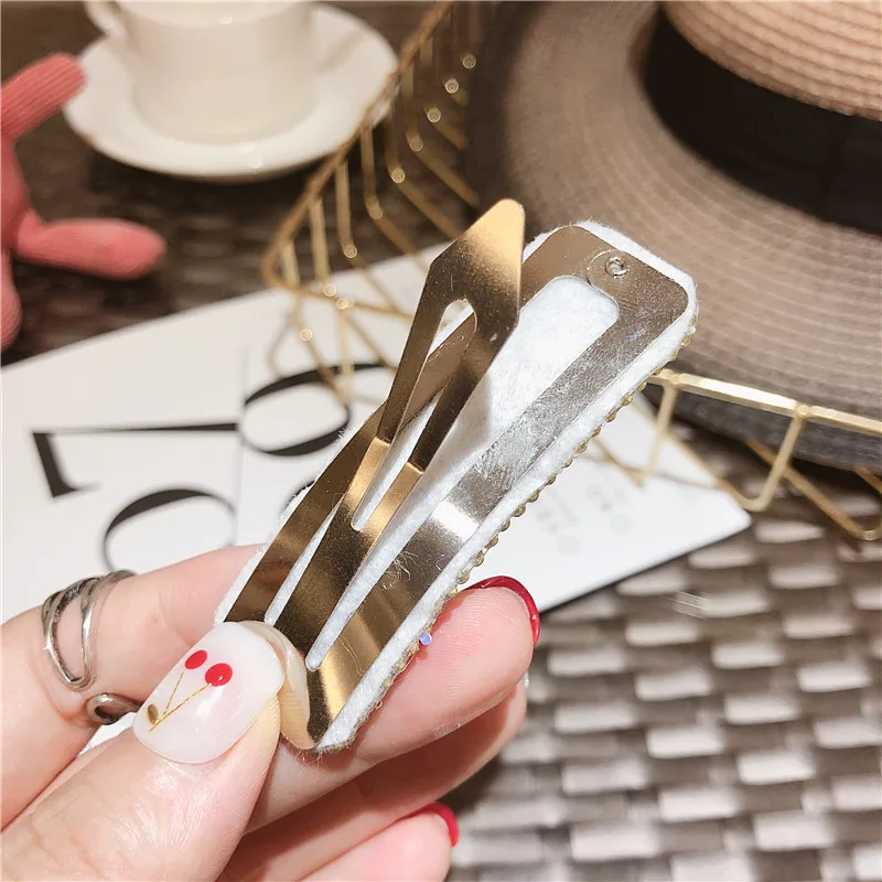 

Colorful Stone Pearl Crystal Hair Clips For Women Korea Hair Accessories Rhinestone Hairpins Flower Hairgirps Barrette BB Clips