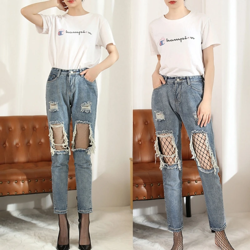 Women Black Fishnet Tights Socks Sexy Hollow Out See-Through Cross Mesh Pantyhose Stockings Party Lingerie Clubwear