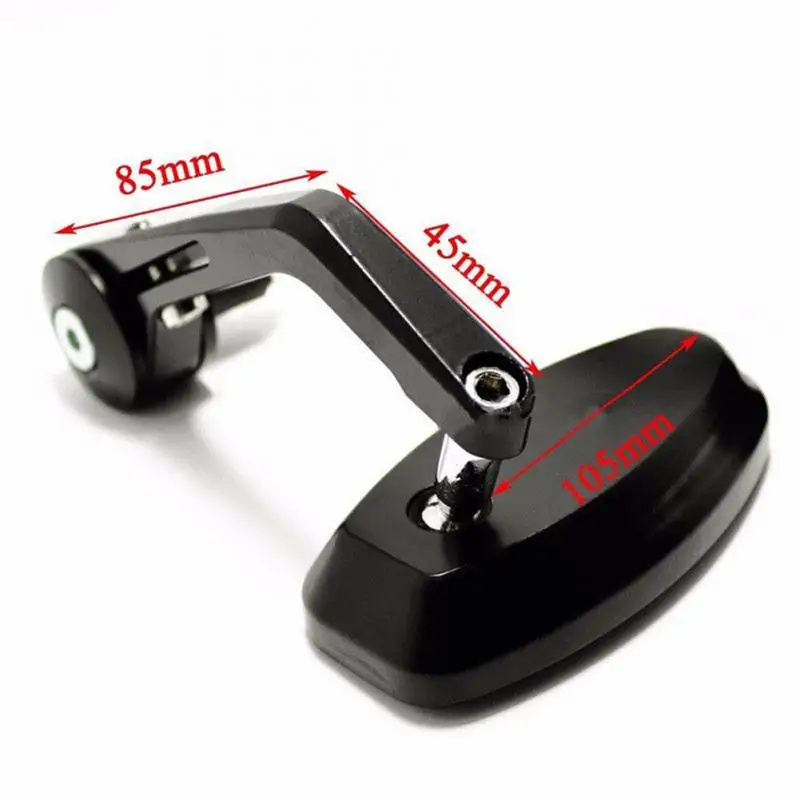

Dropship 1 Pair 7/8" Universal Motorcycle Aluminum Rear View Black Handle Bar End Side Rearview Mirrors Motorcycle Accessories