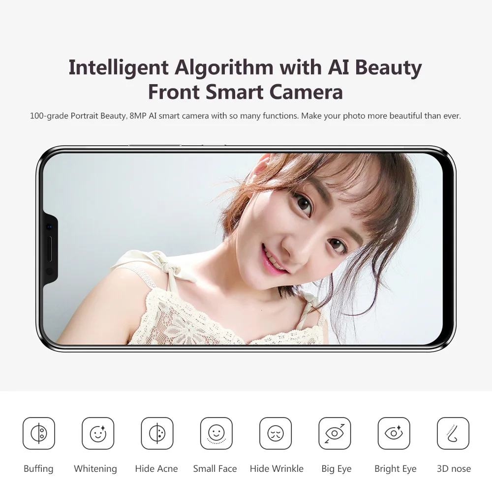 Lenovo Z5 6 ГБ ОЗУ 64 Гб ПЗУ Восьмиядерный процессор Snapdragon 636 Android 8,1 2246x1080 16 Мп+ 8 МП Две тыловые камеры 6," смартфон