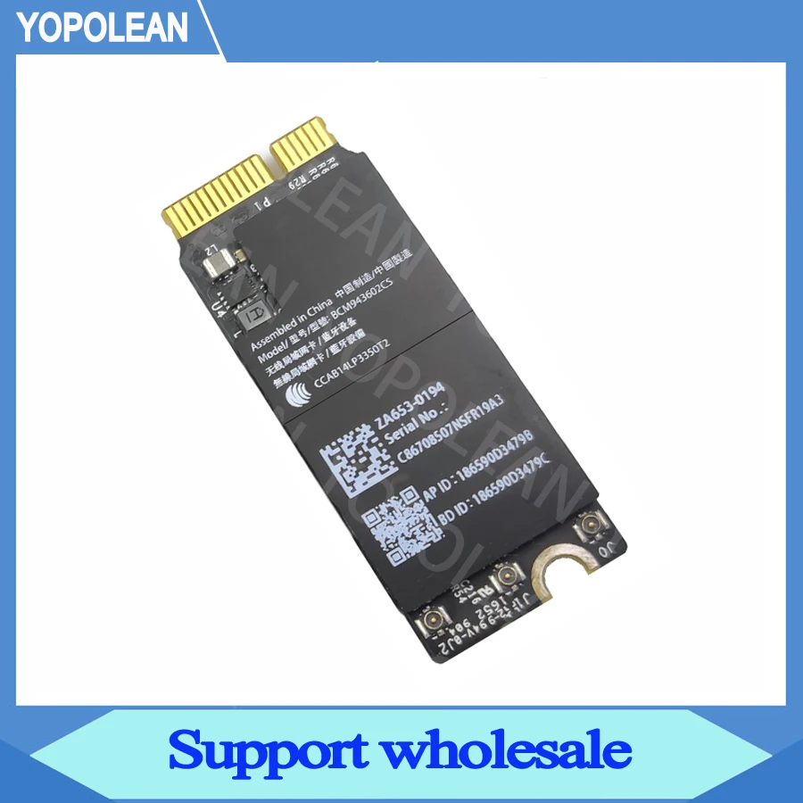 Оригинальная Wi Fi карта BCM943602CS для Macbook Pro Retina 13 &quot15&quot A1502 A1398 802.11AC и Bluetooth 4 1 2015