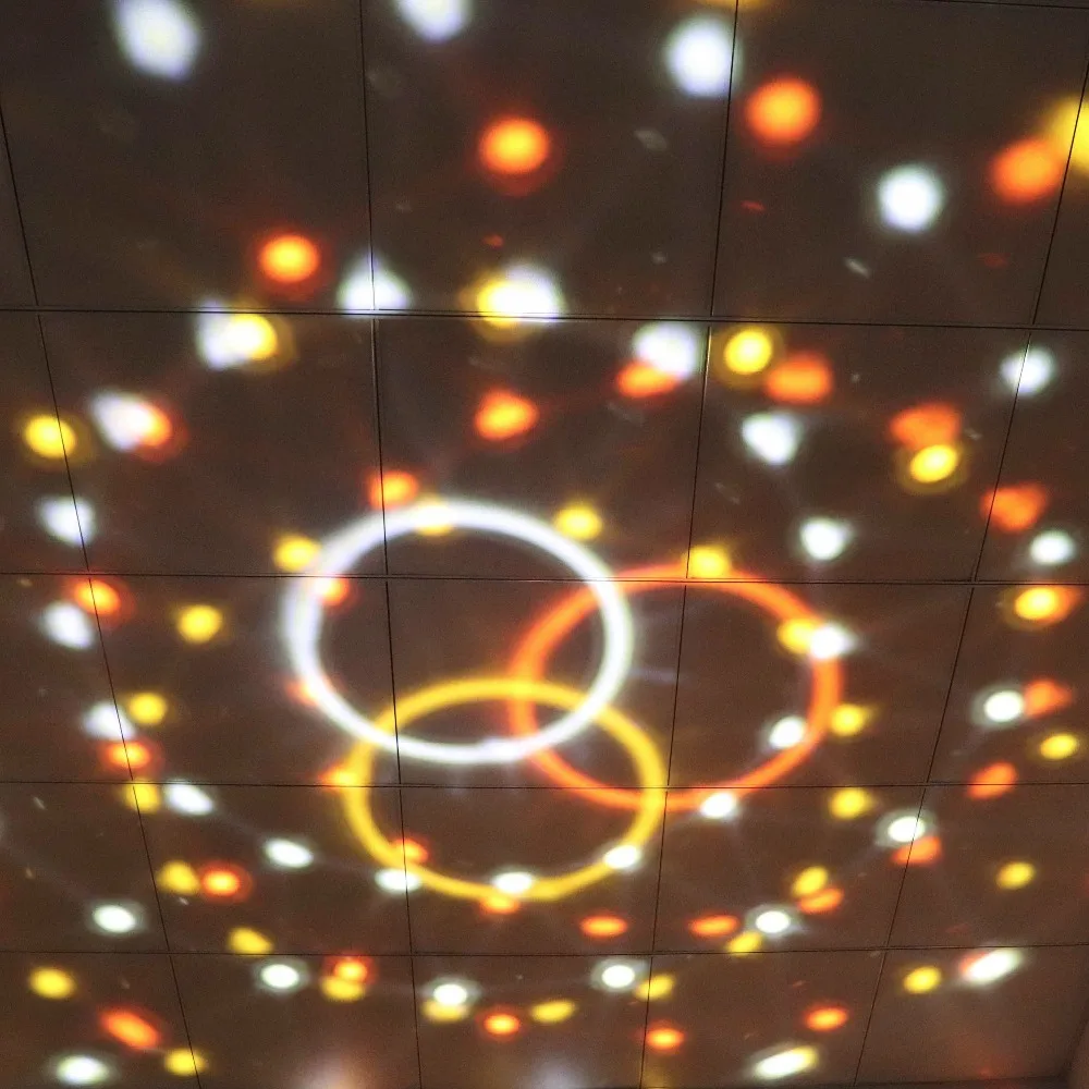 9 Цвета Dj dmX 512 контроллер вечерние светильник s сценический светодиодный кристалл