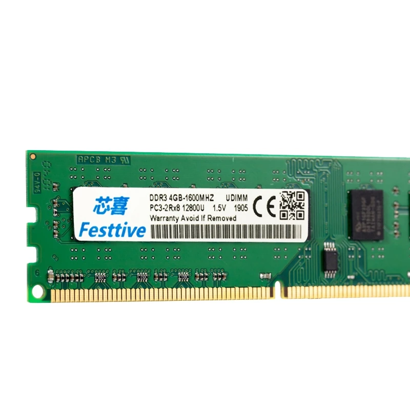 Festtive компьютер ram DDR3 память ddr для Intel и AMD совместимая компьютерная карта памяти