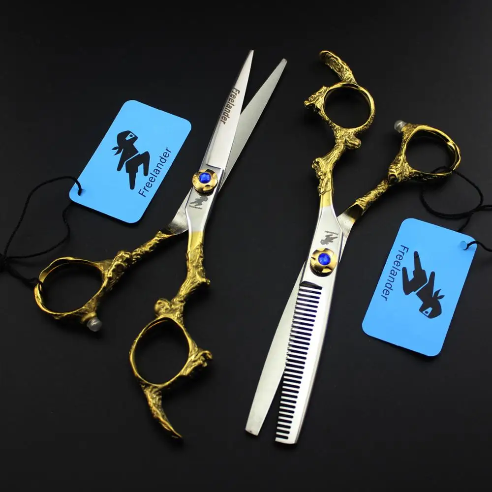 Высокое качество парикмахерские 6 дюймов ручка дракона Нескользящие 440c