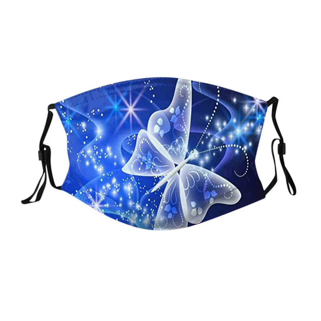 

Reusable Mouth Masks Dustproof Windproof Foggy Haze Protective Mask Face Covering+ 2PCS Filter Washable Mascarilla MouthMask#78