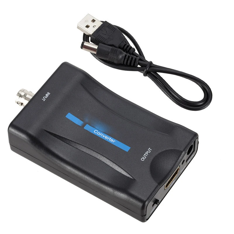 Преобразователь сигнала BNC в HDMI 1080P/720P с кабелем | Электроника