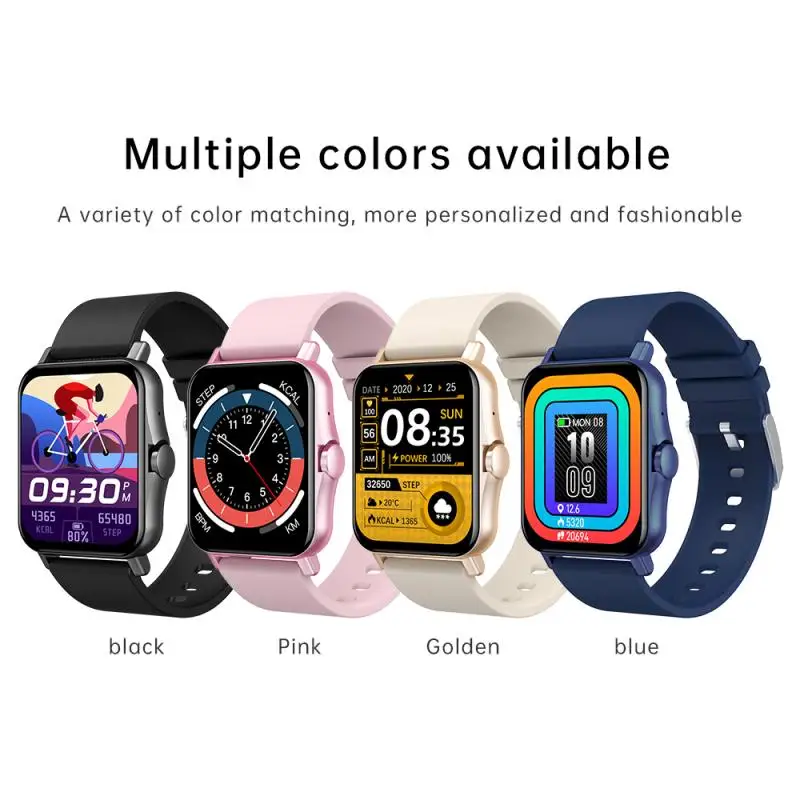 

1.69 Inch 2021 Smart Watch Men Bluetooth-compatible Call Ip67 Fitness Tracker Body Temperature Measurement Women Smart Watch