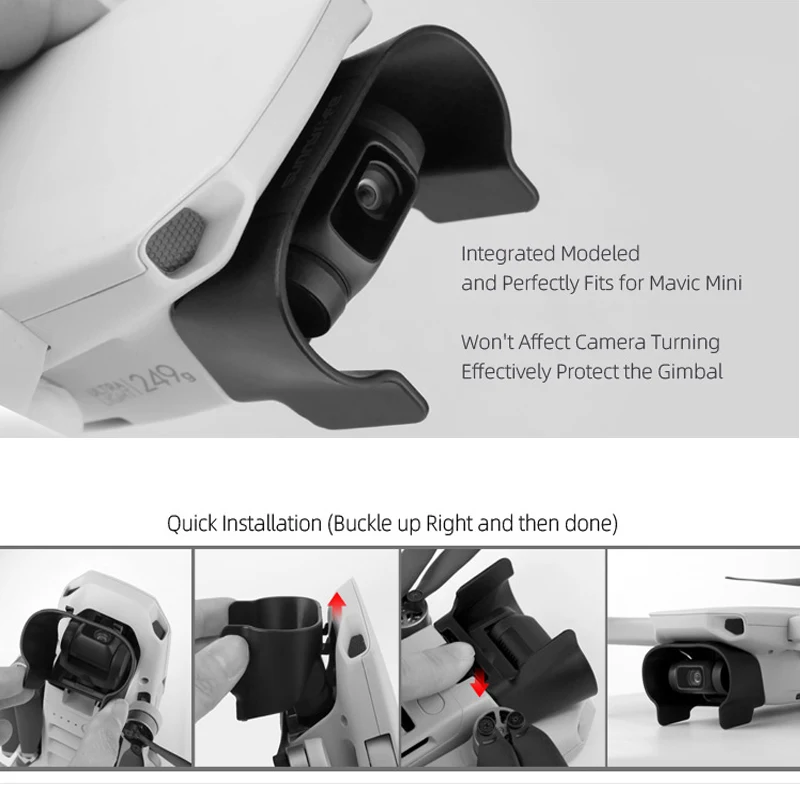 Солнцезащитный козырек для объектива DJI Mavic Mini объектив беспилотника Защитная