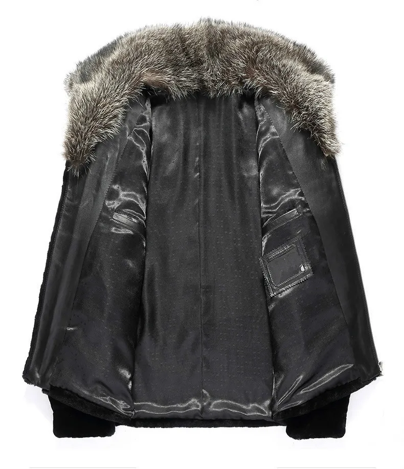 Натуральный мех пальто из натуральной кожи ботинки овечьей меха теплое зимняя