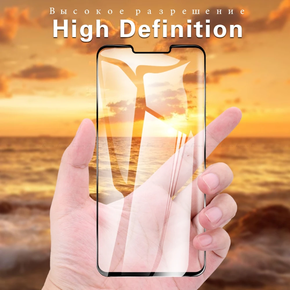 Защитная пленка на весь экран для LG G8 G7 G6 Q8 Q7 Q60 Q6 Plus V40 V50 ThinQ Alpha 5G W30 W10 закаленное стекло