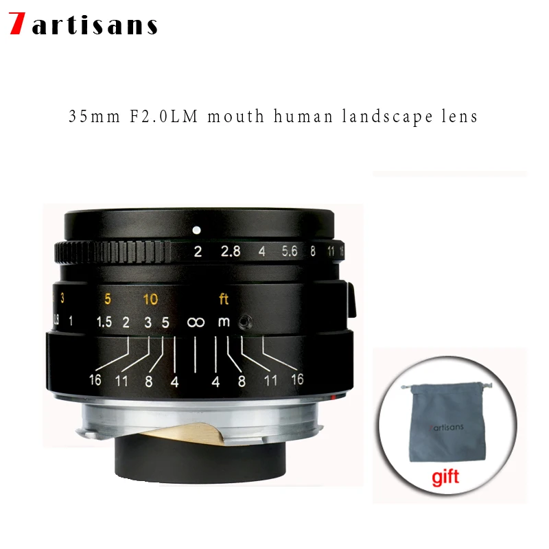 7 artisans 35 мм F1.2 ручной APS-C объектив с фиксированным фокусным расстоянием для того