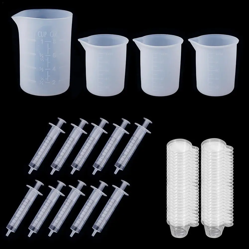 Одноразовый силиконовый мерный стакан 100/250 мл | Дом и сад