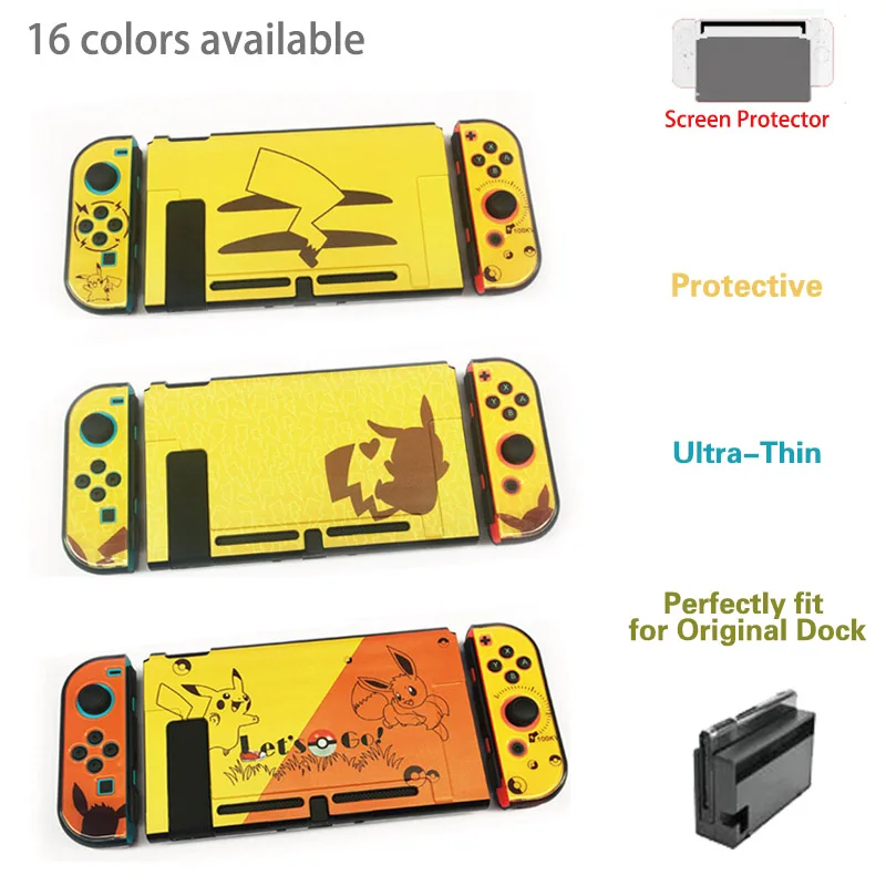 Новинка! жесткий защитный чехол для Nitendo Switch Console Joy-Con, противоскользящий корпус, прямая стыковка