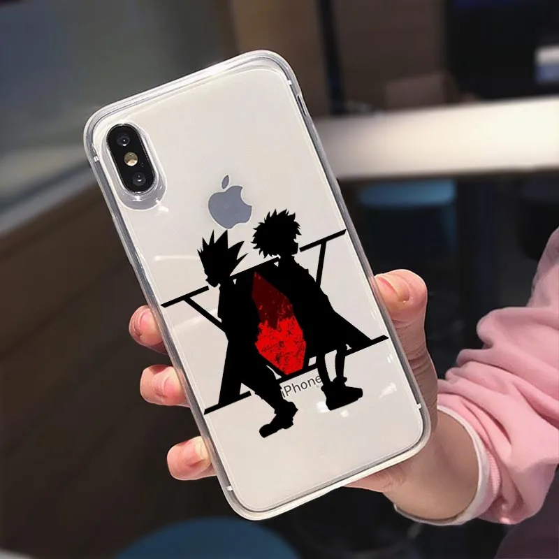 Чехол для телефона в стиле аниме Hunter X hunter 3 мягкий чехол iPhone 12 11 13 Pro Max XR XS 8 7 Plus Mini